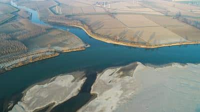 Italy's longest river, the Po, is drying up as climate change is affecting Italy's major rivers