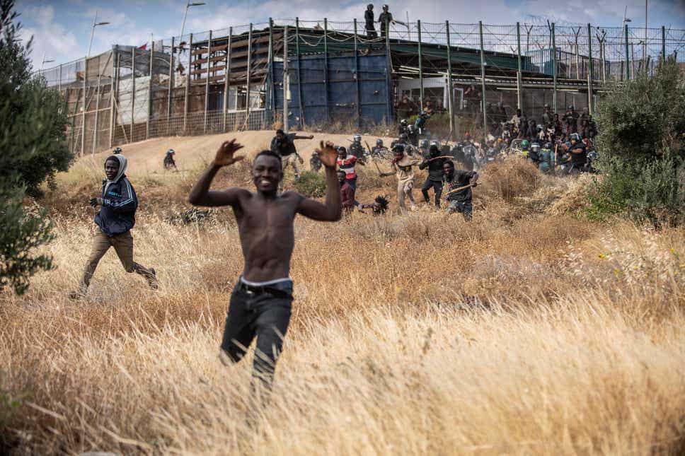 Deadly migrant rush kills 23 | Migrants tried to cross into Spain
