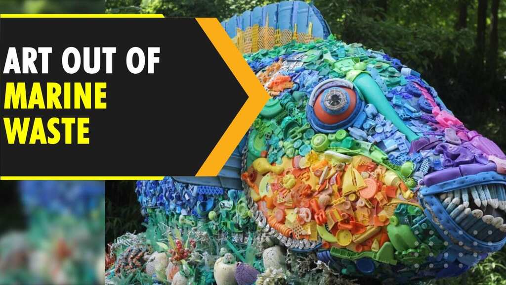 Art from marine rubbish – what these artists are making out of ropes, nets, plastic