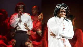 Kendrick Lamar closes Glastonbury festival with powerful chant for women's rights
