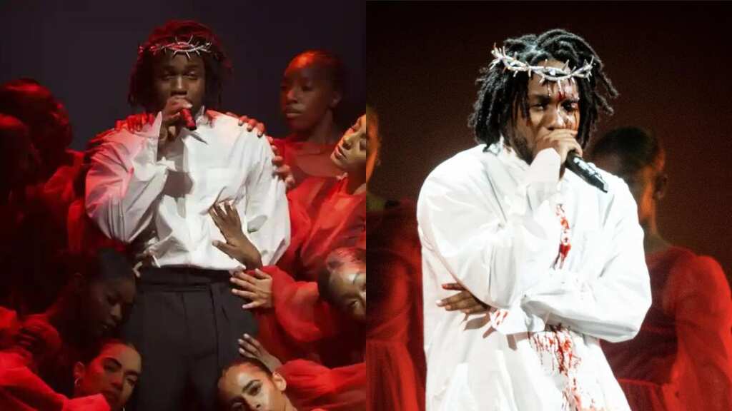 Kendrick Lamar closes Glastonbury festival with powerful chant for women's rights