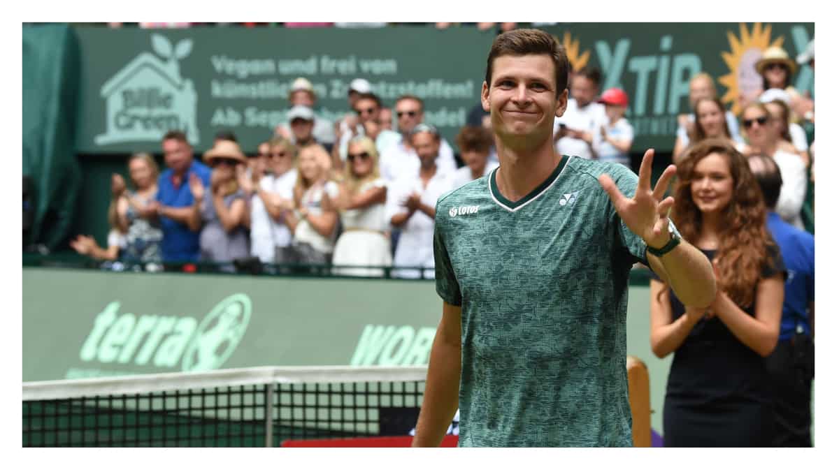 Polish player Hubert Hurkacz pledges 100 euros for every ace at Wimbledon to Ukraine relief effort Polish player Hubert Hurkacz pledges 100 euros for every ace at Wimbledon to Ukraine relief effort