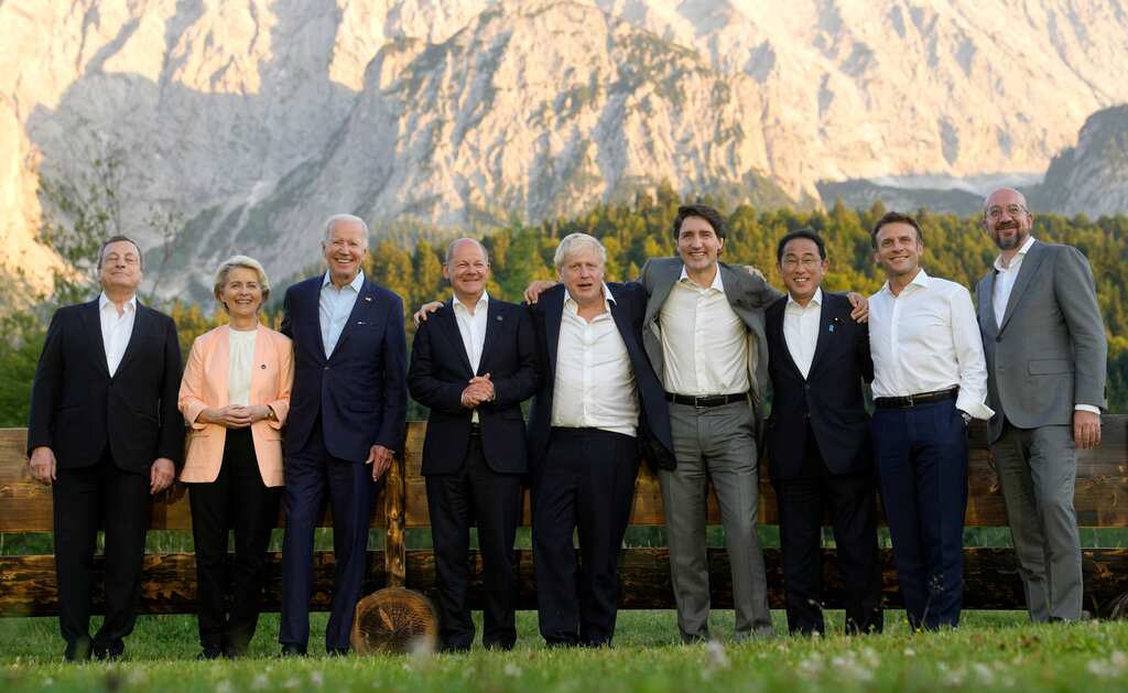 Ukraine President Zelensky virtually joins G7 Summit as G7 plans to announce sanctions against Russia