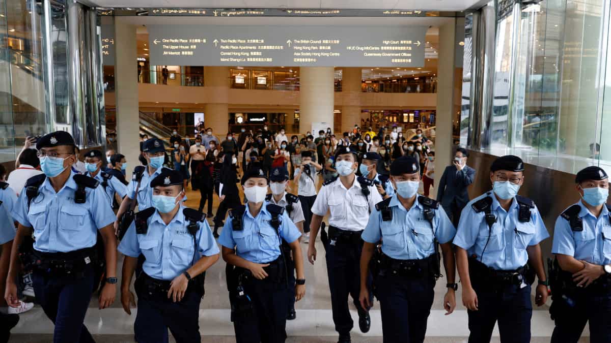 Hong Kong police to drop British-era foot drills on handover anniversary Hong Kong police to drop British-era foot drills on handover anniversary