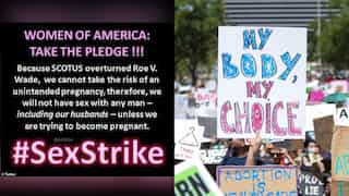 It ain't over yet: Women look to go for 'sex strike' to get abortion rights back in US