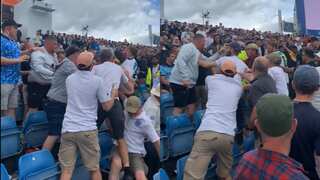 WATCH: Fans throw punches at each other as fight breaks out during Headingley Test between England-NZ