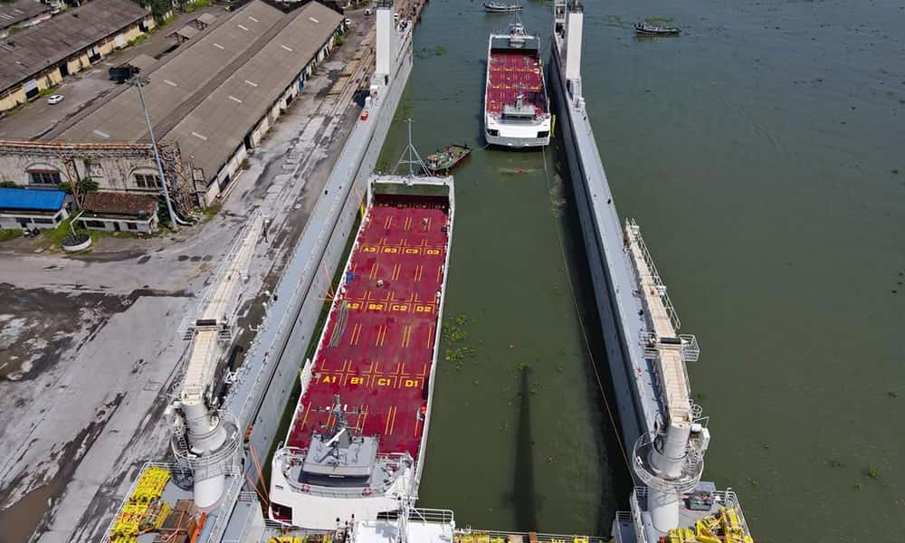 2 autonomous electric barges built at the Cochin Shipyard to Norway