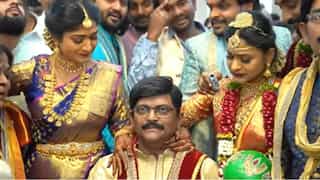 Man gifts life-size statue of departed father in sister's wedding, emotions flow