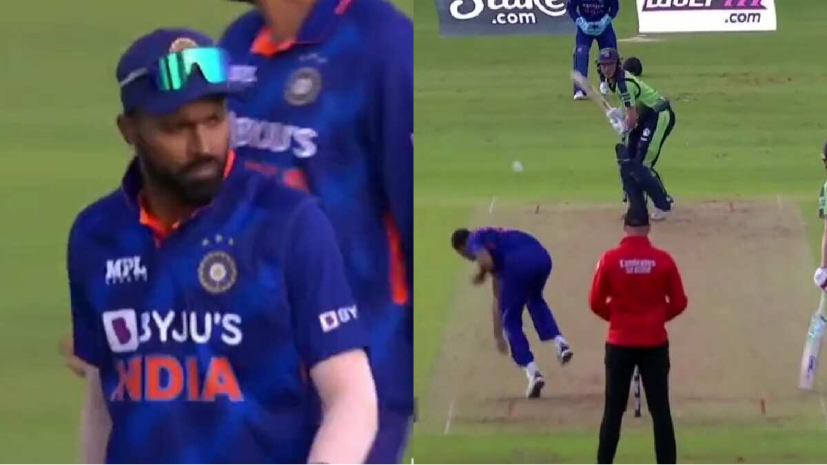 WATCH: Captain Hardik Pandya abuses teammates after India waste a review during 2nd T20I vs Ireland WATCH: Captain Hardik Pandya abuses teammates after India waste a review during 2nd T20I vs Ireland