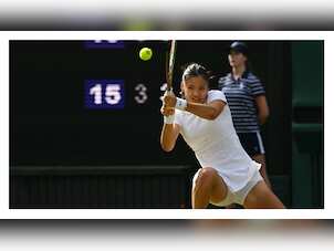 Emma Raducanu gets Wimbledon reality check from Caroline Garcia, loses R2 in straight sets