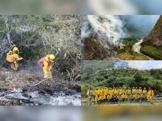 In pics: Peru's Machu Picchu threatened by wildfire