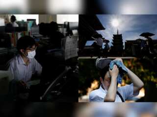 In pics: Japanese asked to save power as country's east sizzles