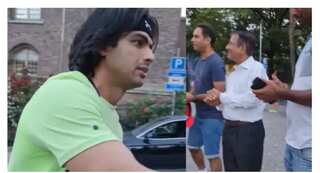 VIRAL: Neeraj Chopra takes blessings from elderly fan after national record-breaking throw - WATCH
