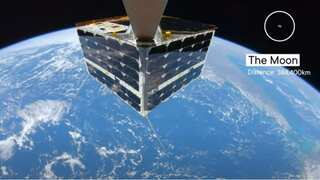 Video: A satellite has clicked 'selfie' from space