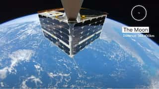 Video: A satellite has clicked 'selfie' from space