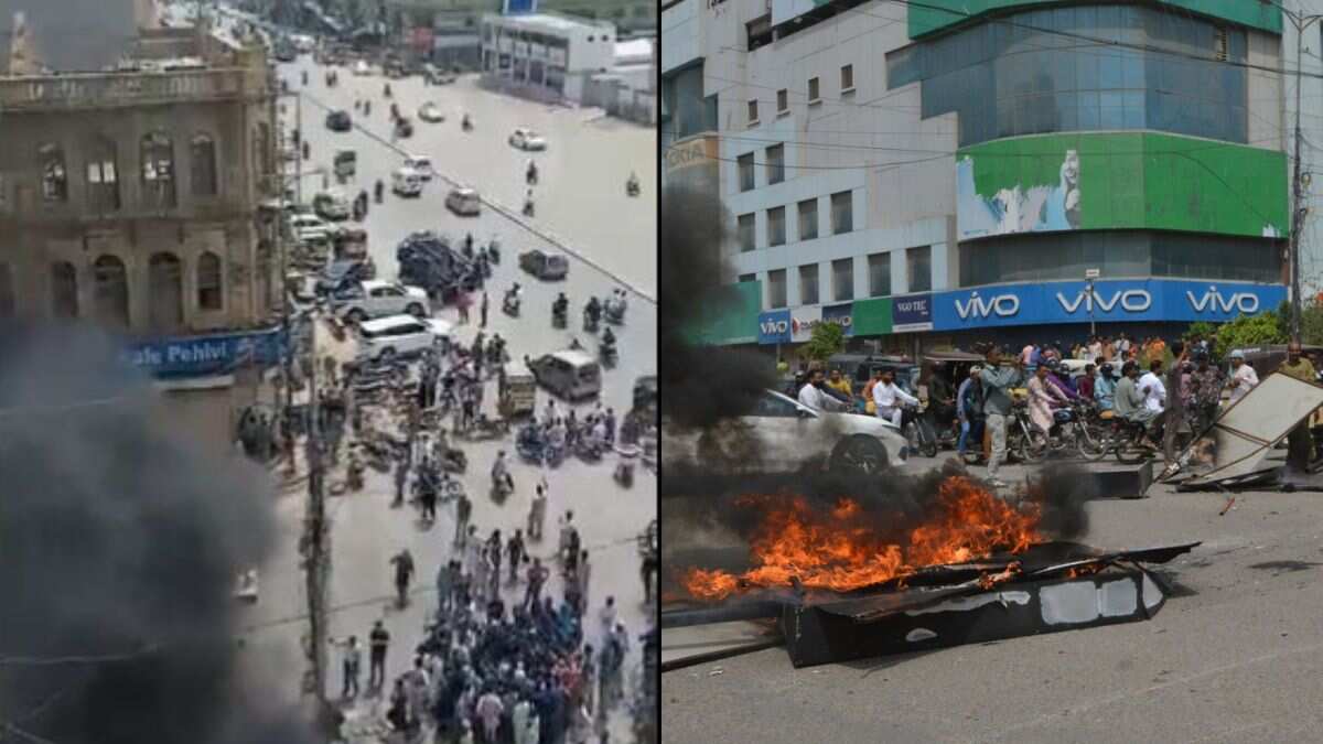 Watch | Blasphemy in Pakistan: Protesters vandalise Samsung billboards over insult to Prophet