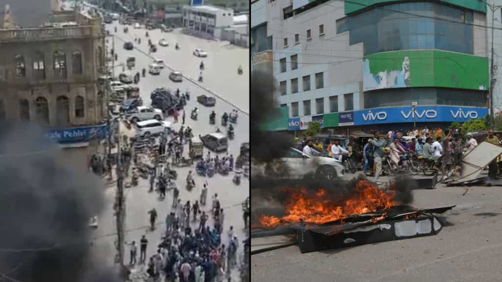 Watch | Blasphemy in Pakistan: Protesters vandalise Samsung billboards over insult to Prophet