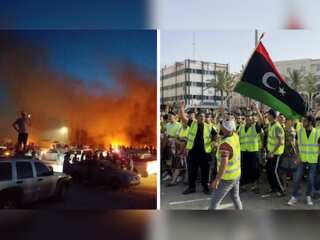 In pics: Protesters storm and set fire to Libyan parliament in Tobruk
