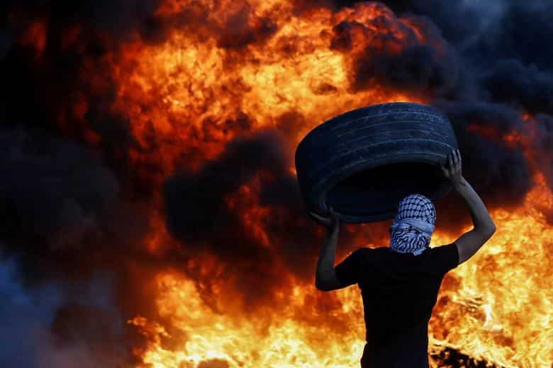 Palestine in flames