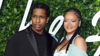 Rihanna makes first public appearance since giving birth, arrives at A$AP Rocky concert
