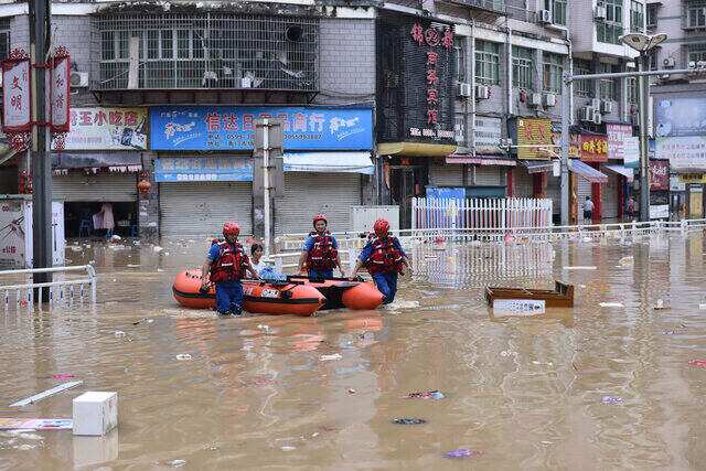Typhoon Chaba hits China's Southern coast, causes flooding in Guangdong