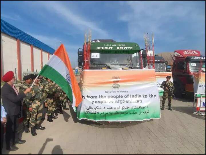 India sends 2500 tonnes of wheat as aid to Afghanistan