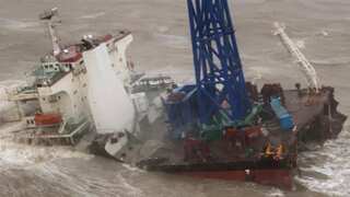 Officials say 12 bodies found after South China Sea typhoon shipwreck