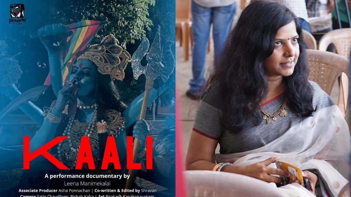 Goddess 'Kaali' smoking in film poster sparks outrage, complaint filed against director Leena Manimekalai Goddess 'Kaali' smoking in film poster sparks outrage, complaint filed against director Leena Manimekalai