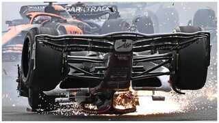 Chinese driver Guanyu Zhou claims halo saved him in huge British GP crash