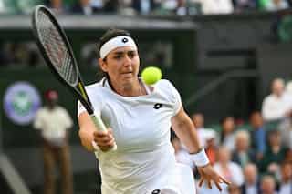 Wimbledon: Ons Jabeur rallies past Marie Bouzkova to reach maiden major semi-final