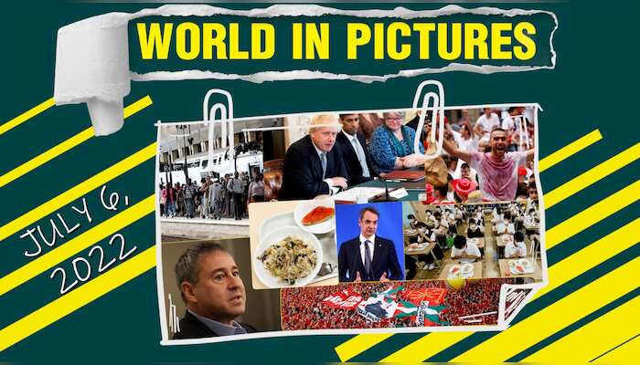 From farmers protest in Sri Lanka to France’s railway strike: World in Pictures