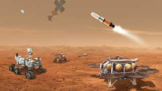 NASA prepares for the first rocket launch from a foreign planet
