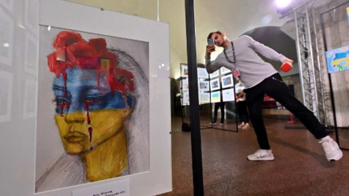 Paintings depict horrors