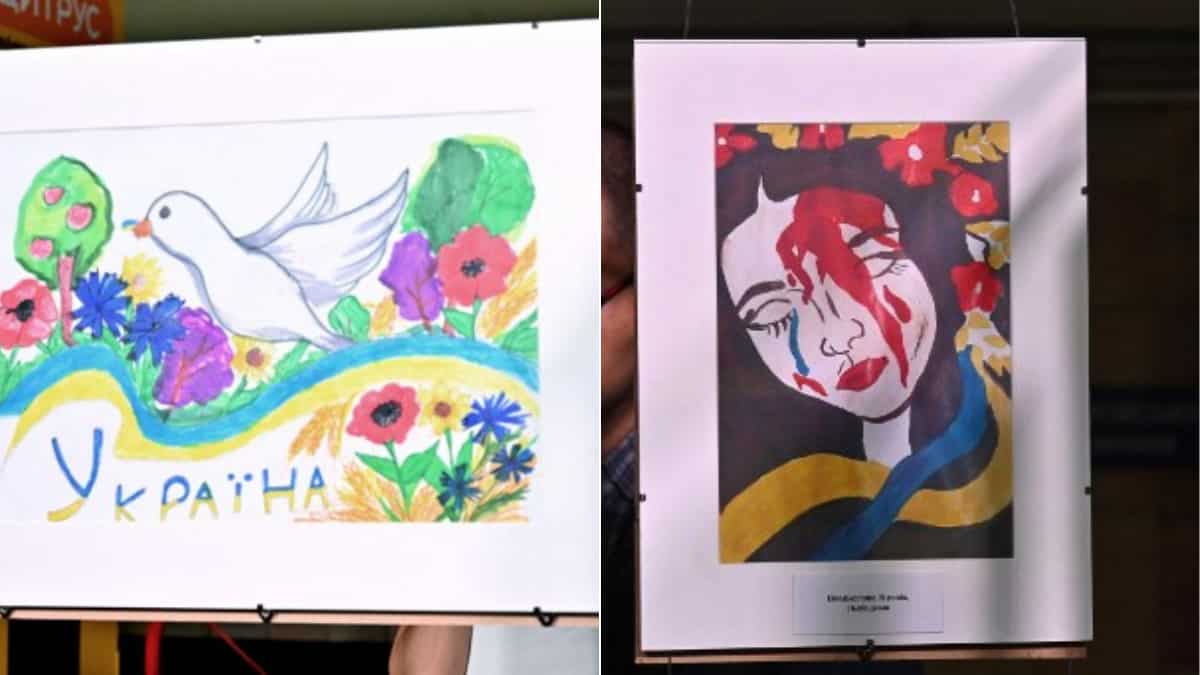 Paintings by Ukrainian children