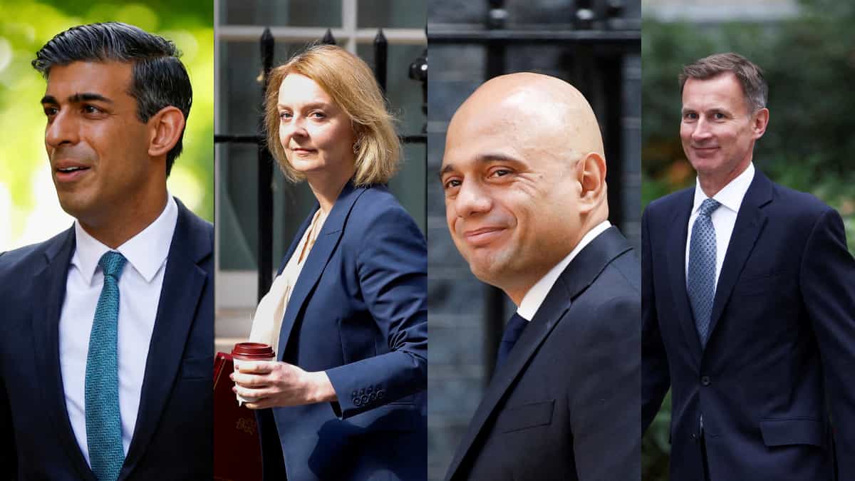 Eight Tory lawmakers, including the 'treacherous' Rishi Sunak announce their bid to replace Boris Johnson Eight Tory lawmakers, including the 'treacherous' Rishi Sunak announce their bid to replace Boris Johnson