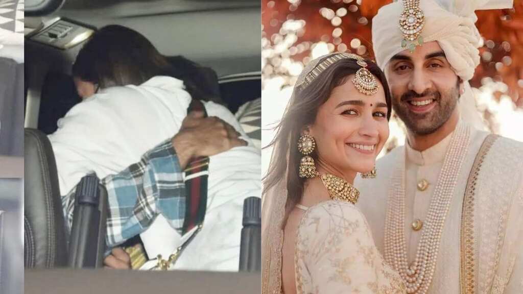Alia Bhatt gives the tightest hug to Ranbir Kapoor as she arrives from London to Mumbai airport