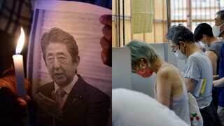 Shinzo Abe assassination shadows polls, but Japan will 'not halt the democratic process'
