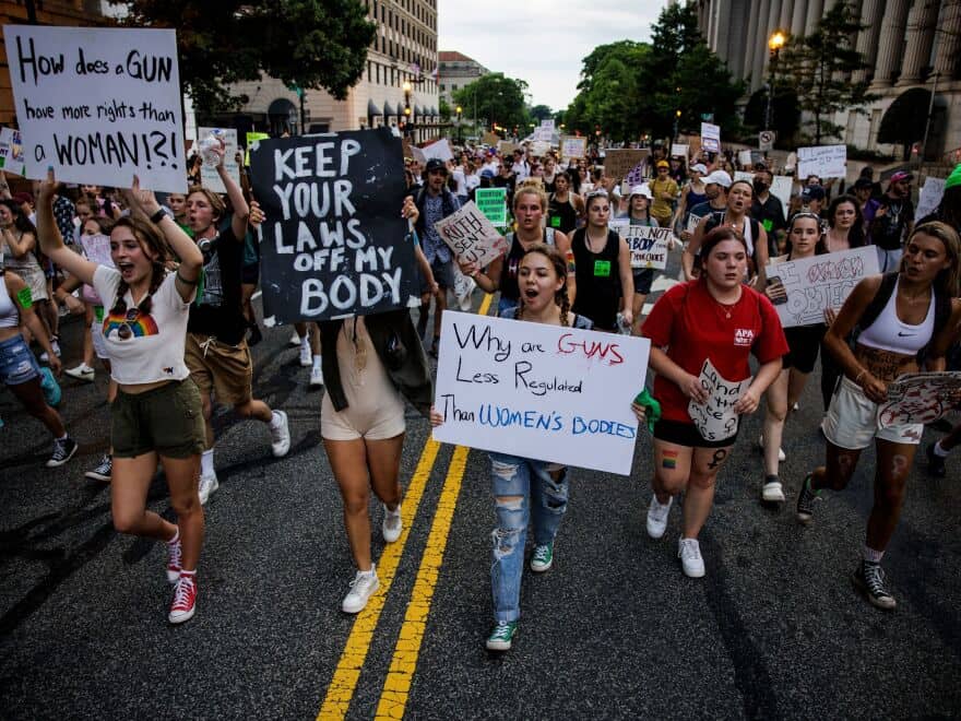 Thousands march for Abortion rights | Activists call for a 'summer of rage'