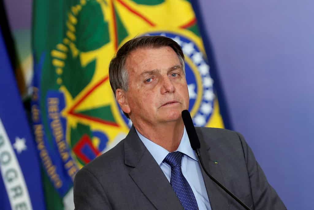 Brazil president Jair Bolsonaro attends religious rally in an attempt to woo voters