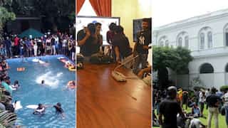 Pool party, gym sessions, selfies: How Sri Lankan protesters celebrated after making Prez flee his residence