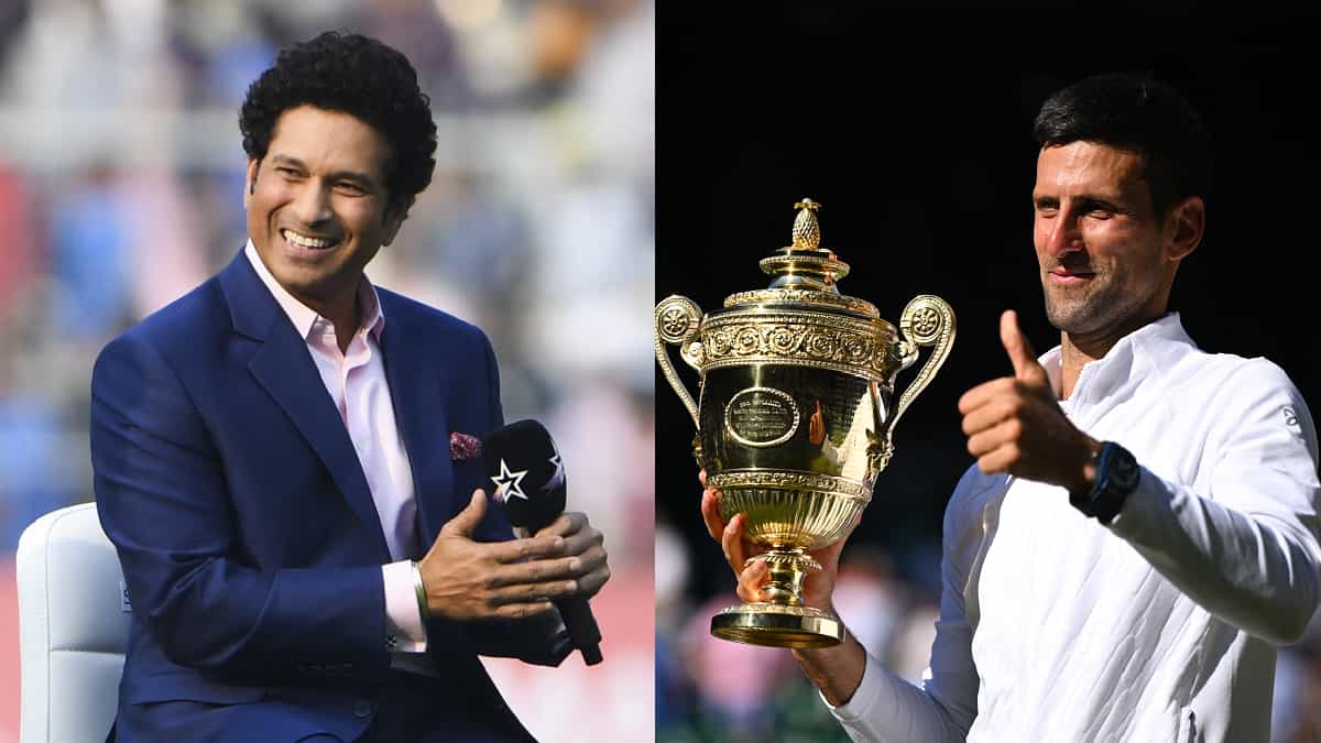 'No mean feat': Sachin Tendulkar hails Novak Djokovic after his 4th straight Wimbledon triumph 'No mean feat': Sachin Tendulkar hails Novak Djokovic after his 4th straight Wimbledon triumph