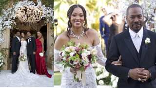 Eddie Murphy’s daughter Bria Murphy gets hitched to actor Michael Xavier, see pics