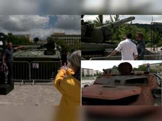 In pics: Damaged Russian military equipment on display in Prague