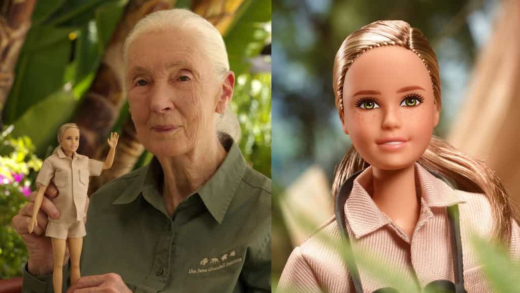 Primatologist Jane Goodall gets a Barbie doll in her likeness