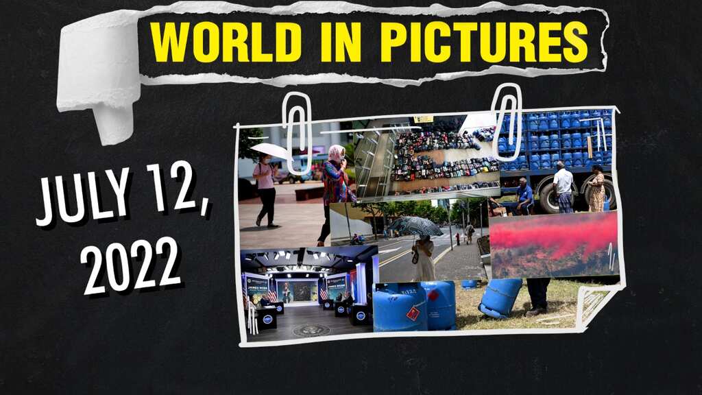 World in Pictures: Deepest image of universe; Yosemite’s wildfire; queues in Sri Lanka for LPG