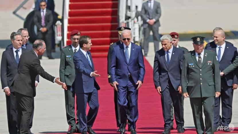 Biden's West Asia Trip: US president Joe Biden lands in Israel on first Middle East tour