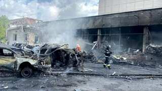 Russian missile strike in central Ukraine kills at least 12