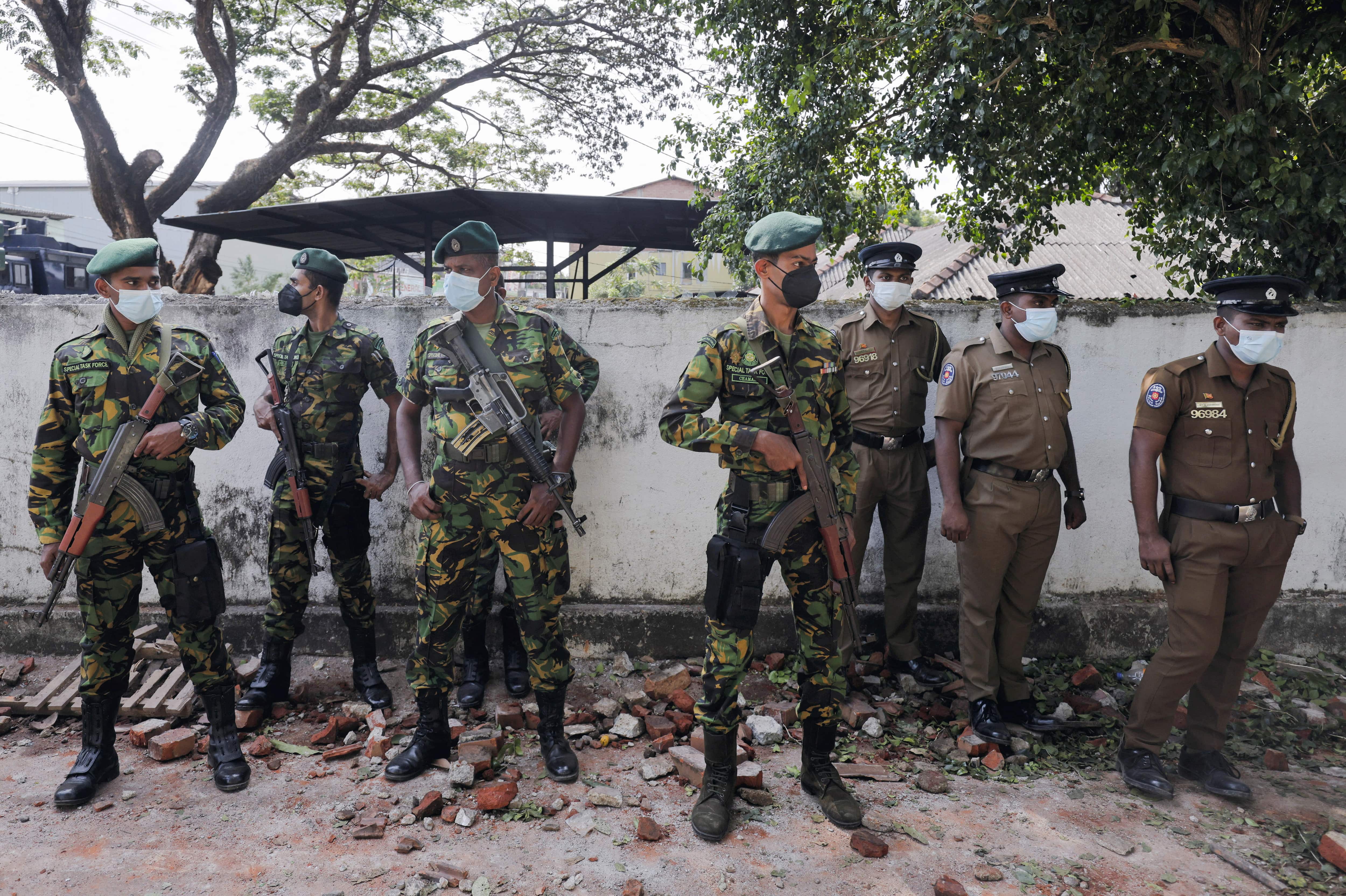 Sri Lanka authorises its soldiers to use 'necessary' force to stop destruction of life and property