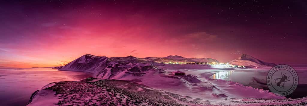 Antarctica dazzles in bright lilac, orange skies at night; seven months after Tonga volcano eruption