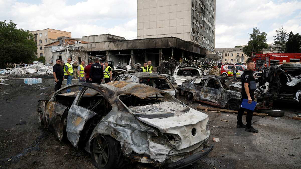 Around 70% of Russian missile strikes deliberately targetted civilian objects, Ukraine claims Around 70% of Russian missile strikes deliberately targetted civilian objects, Ukraine claims